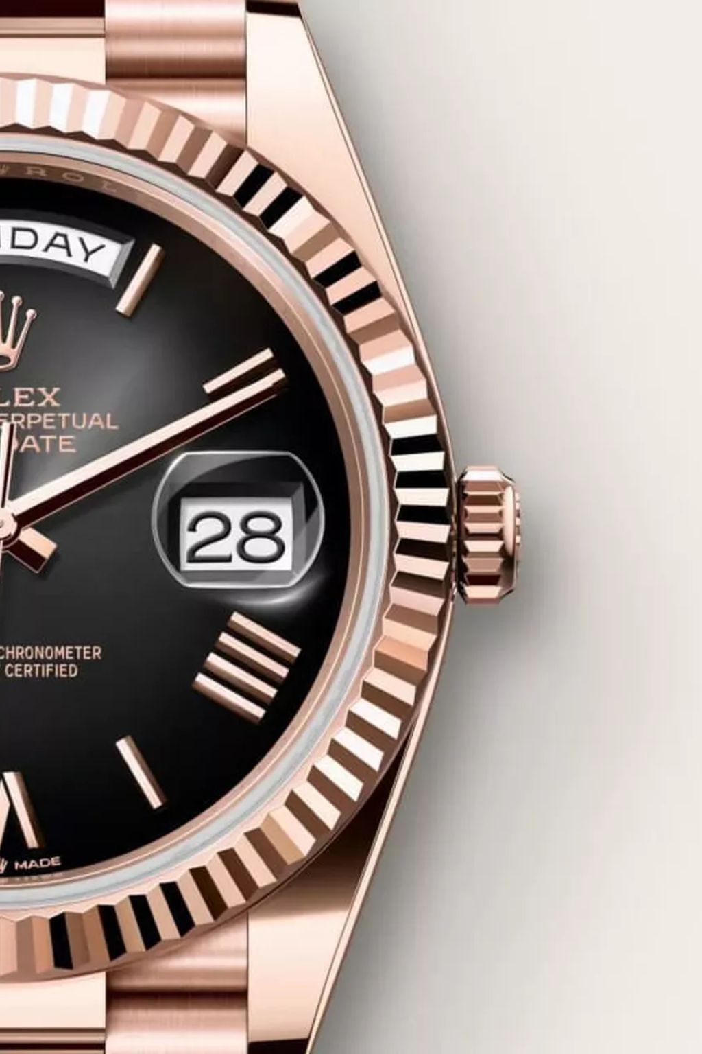 Rolex Day-Date 40mm Oyster 228235 Everose-Gold