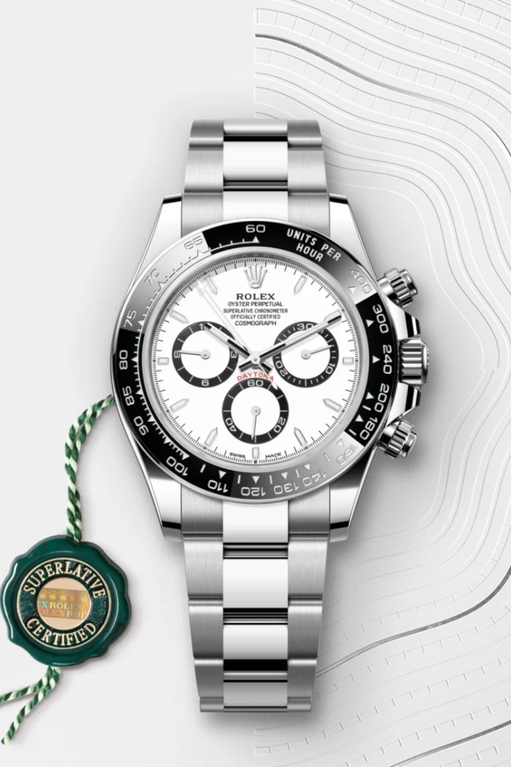 Rolex Daytona 40mm “Panda” White Dial 16500LN