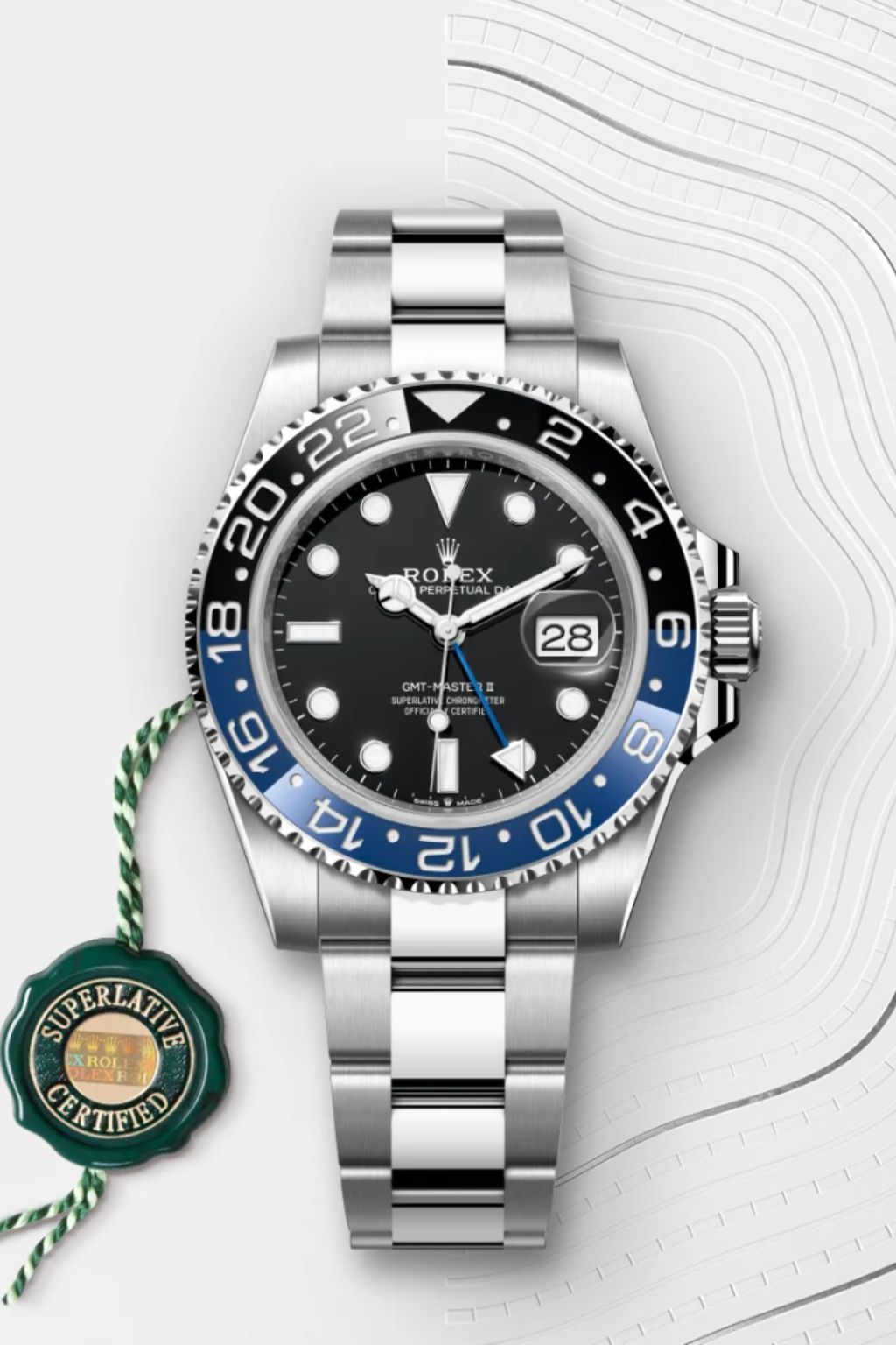 Rolex GMT-Master II BATMAN 126710BLNR Oyster-Band